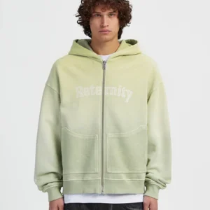 ERA ZIP-HOODIE - FADED LIME