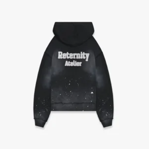 DESTROYED HOODIE ATELIER - GEWASCHENES SCHWARZ